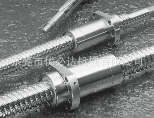 数控机床中工作的滚珠丝杆螺母